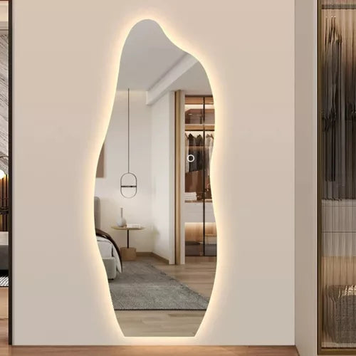 Espejo LED orgánico 160x60 Moderno Decorativo de Lujo